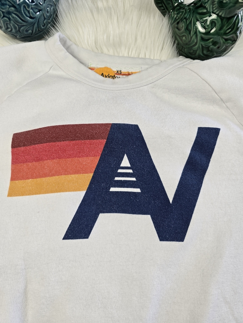 Aviator Nation Logo Crewneck Sweatshirt XS - Picture 11 of 14